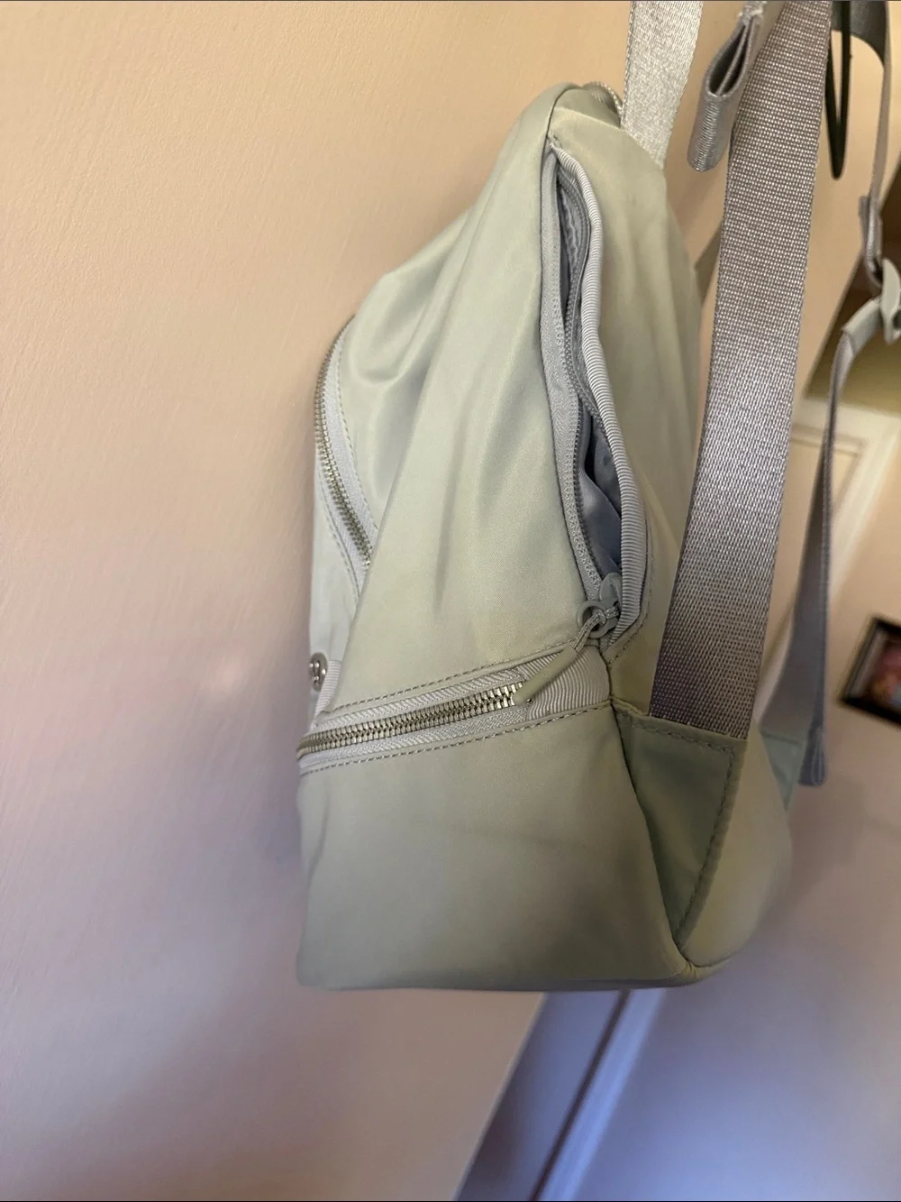 Lululemon City Adventurer  Light Gray Backpack
